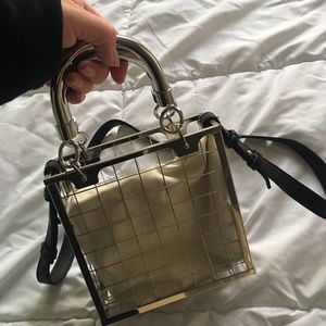 TOP SHOP METAL PURSE